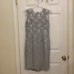 Silver Flower Dress